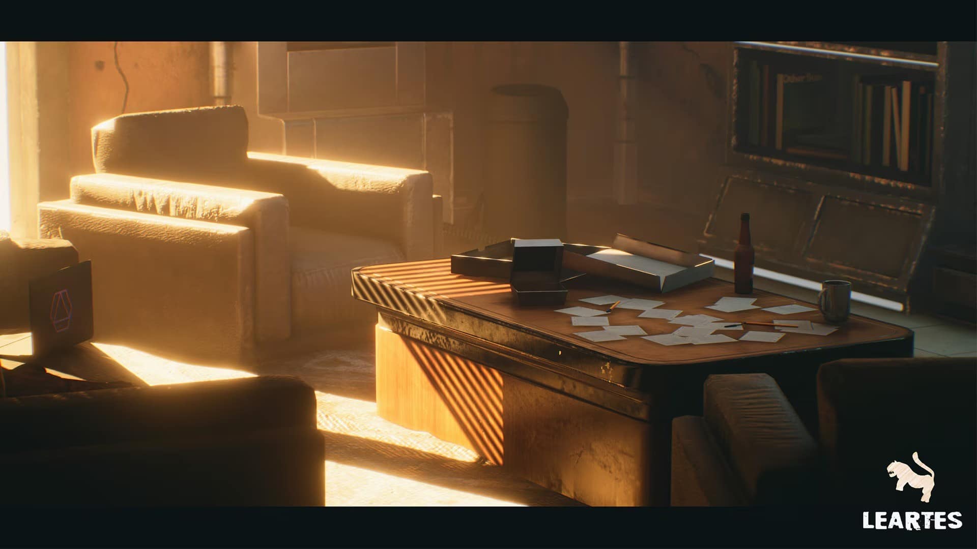 赛博朋克/科幻公寓室内环境-CyberPunk / Sci – Fi Apartment Interior Environment Kitbash