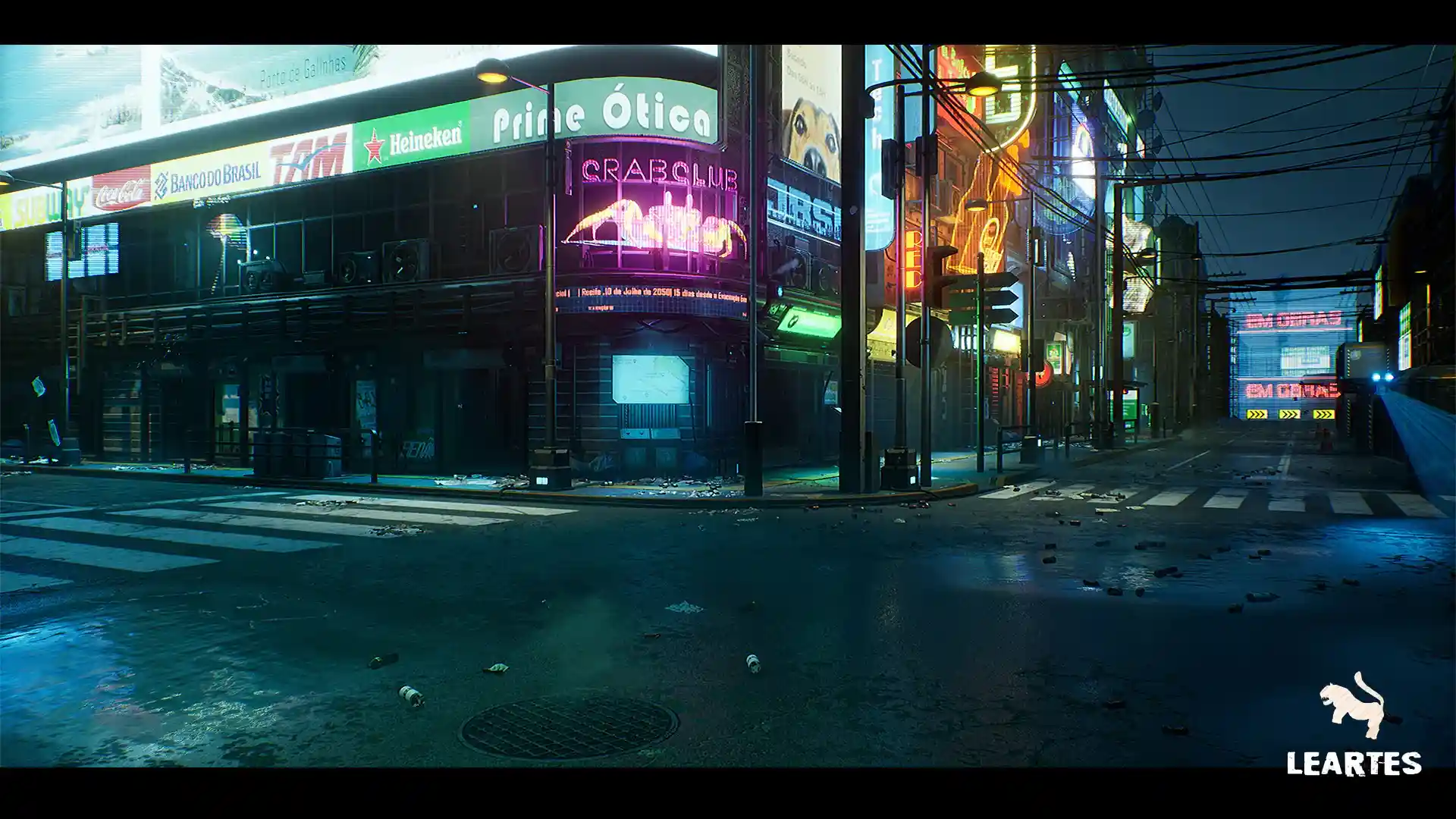 赛博朋克城市-Cyberpunk City / Recife Environment