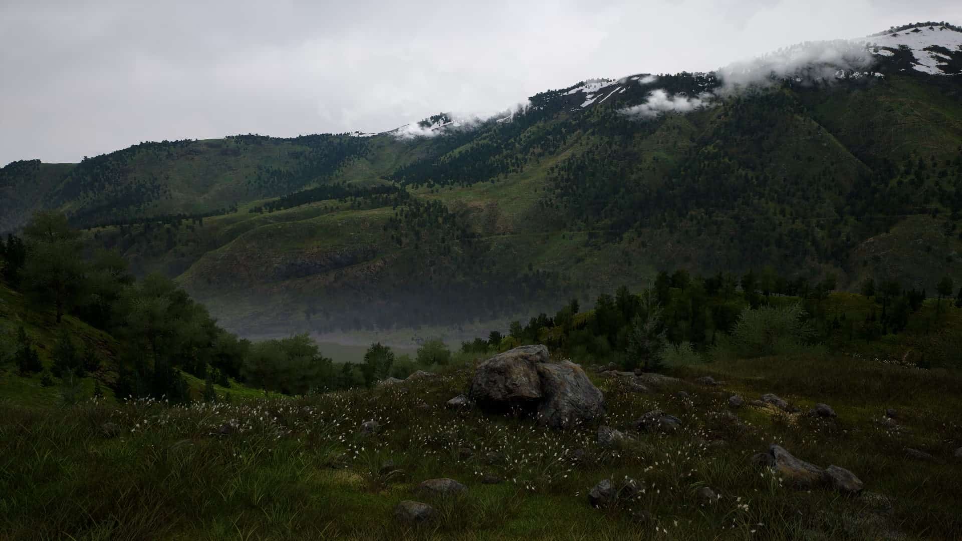 森林雪谷-Landscape Smart Material