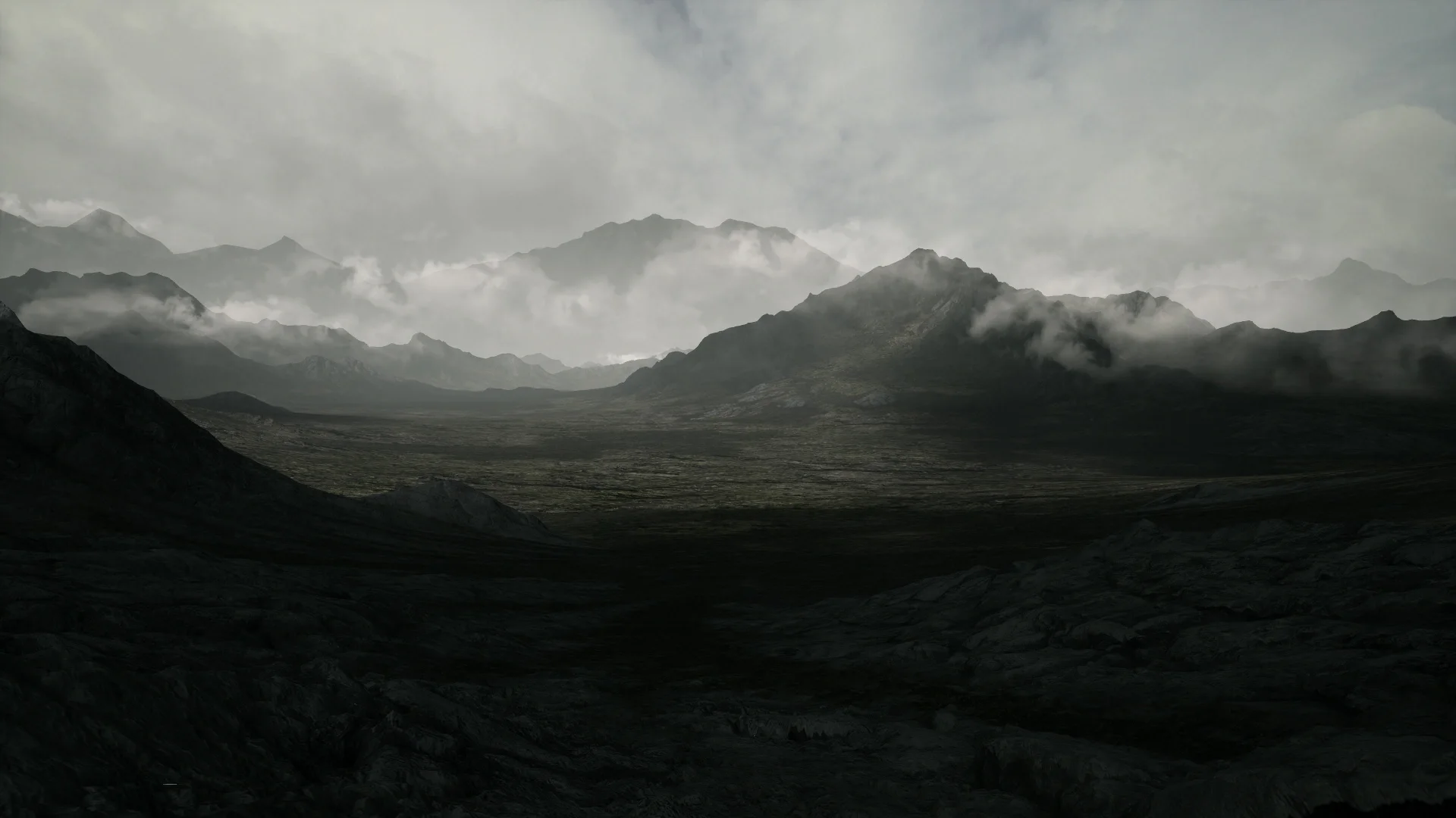 荒芜山脉-Lowlands Landscape