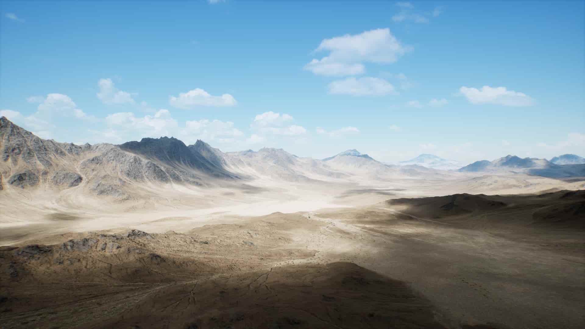 干旱山地景观 – Arid Mountains Landscape
