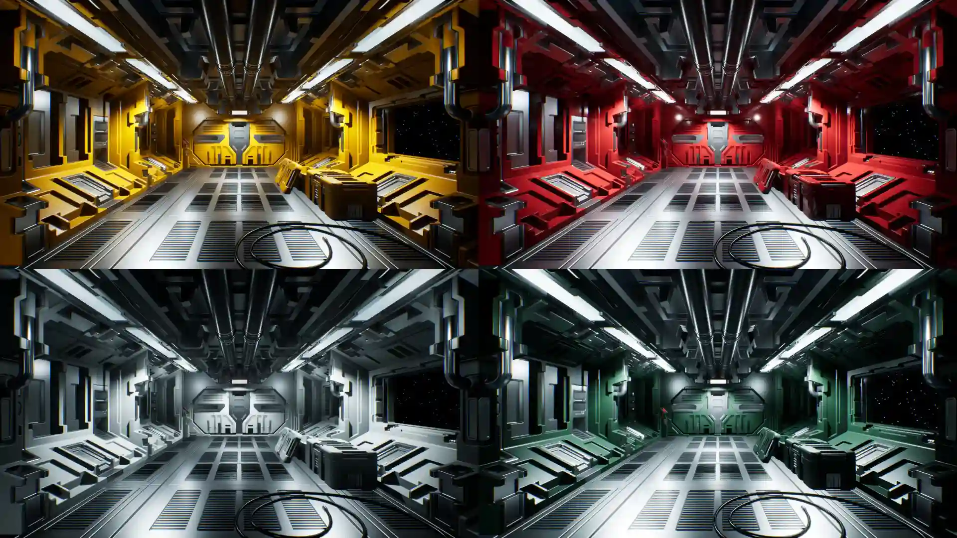 空间站飞船内部-Modular Sci-Fi Interior II