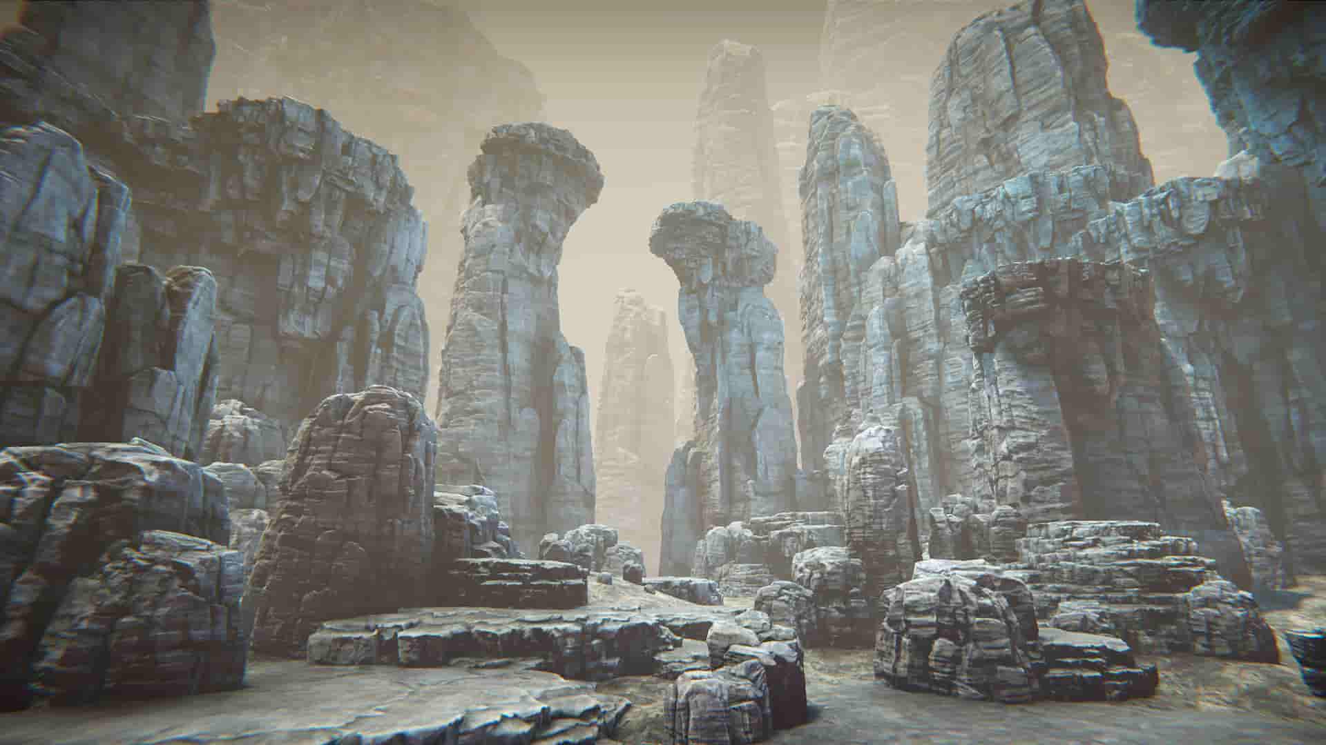 白色的岩石 – White rocks