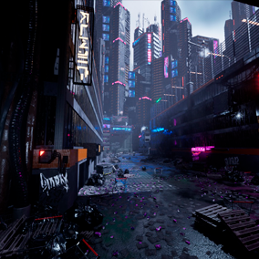 赛博朋克郊区 – Cyberpunk Outskirts