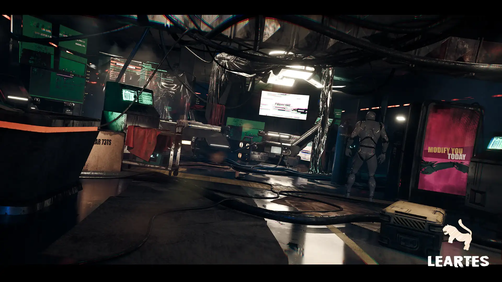 赛博朋克实验室/室内研究中心-CyberPunk Laboratory / Research Center Interior Kitbash