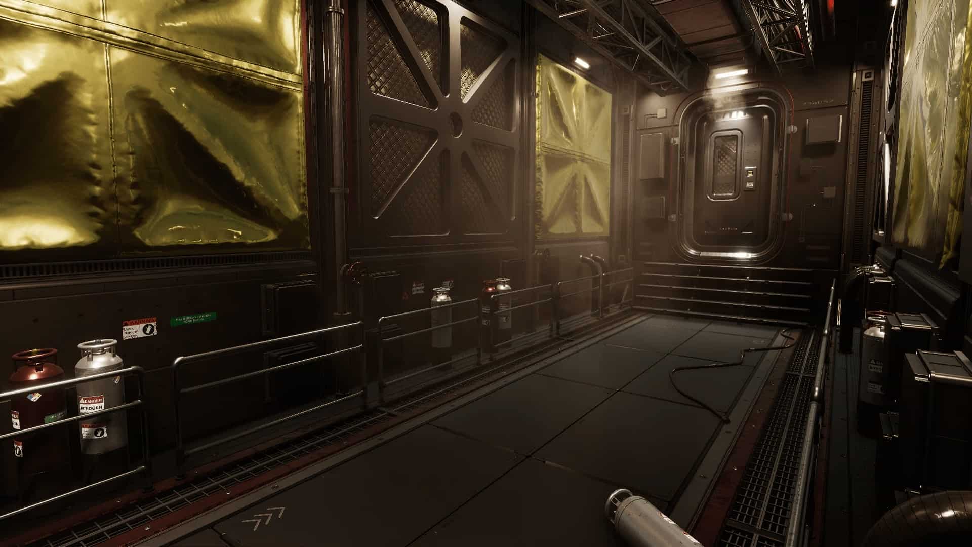 科幻场景走廊过道-Modular SciFi: Engineer Hallways