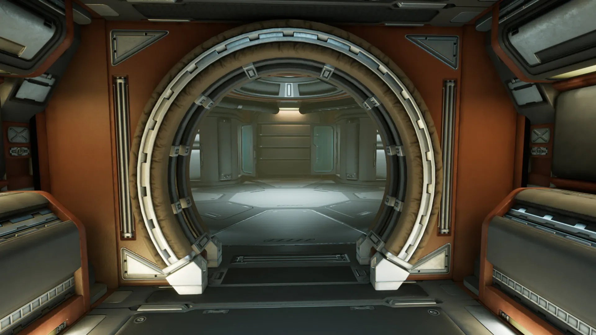 科幻飞船内部走廊-Modular Sci-Fi Environment I
