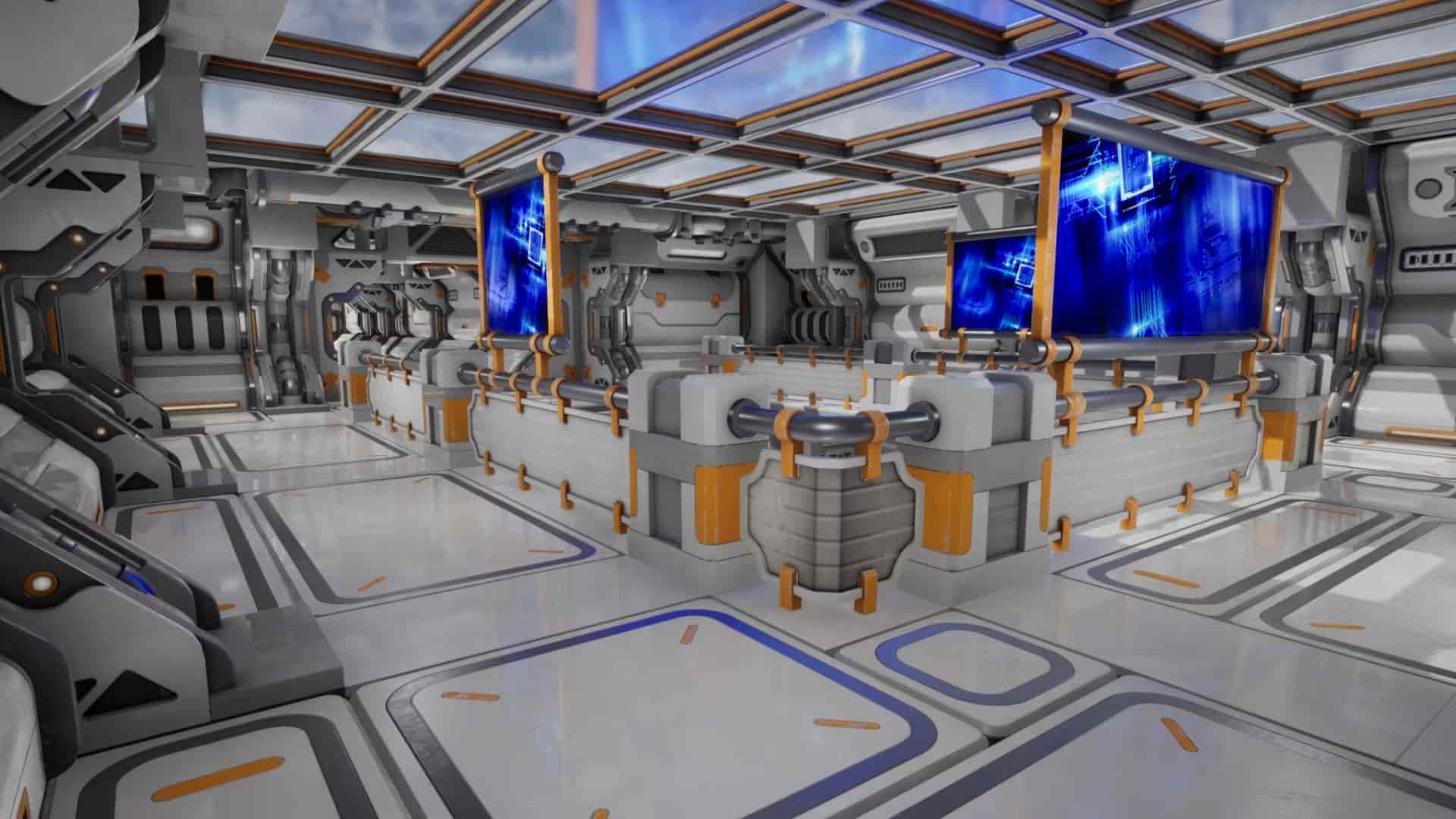 科幻场景内部-Modular Sci-Fi Environment D
