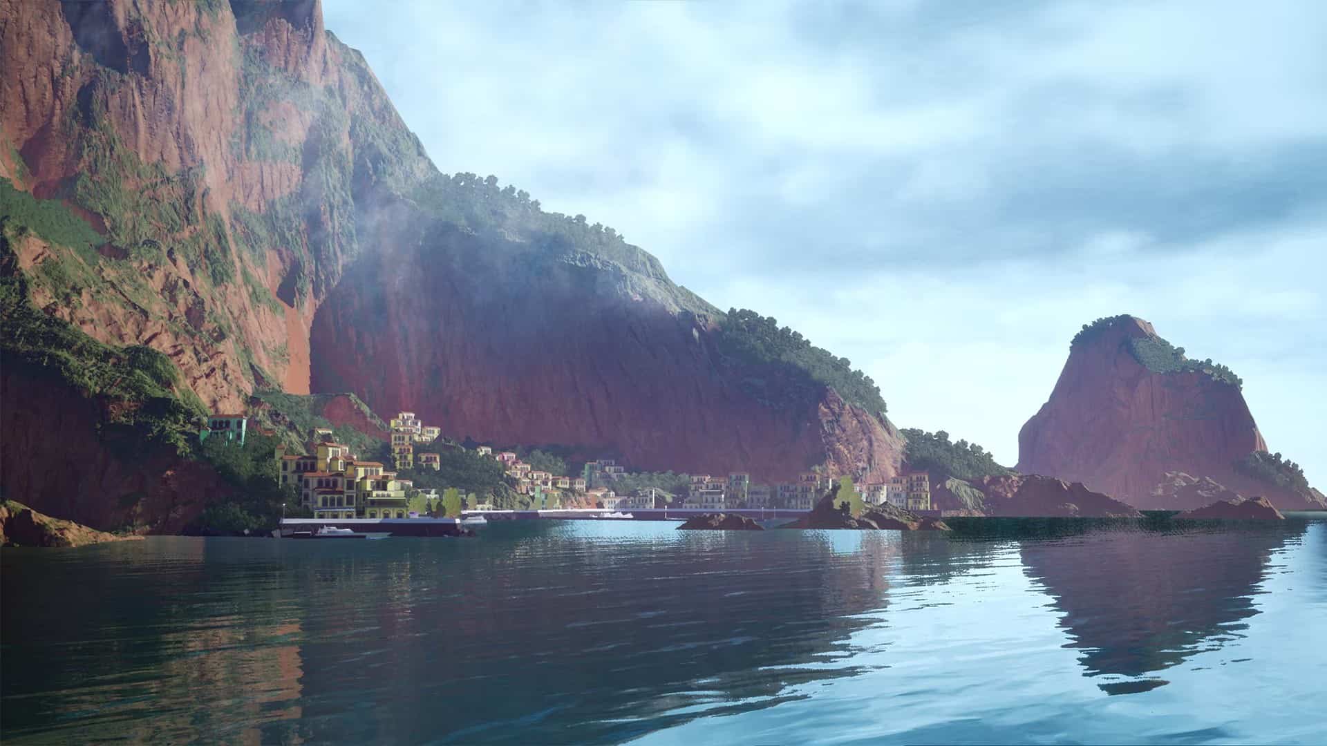 背景岛屿景观 – Background Island Vista