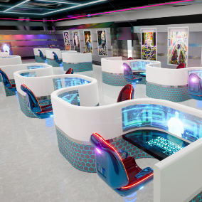 模块化科幻图书馆 – LIBRARY MODULAR FUTURISTIC SCI FI