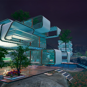 模块化科幻村 – Modular Sci-Fi village