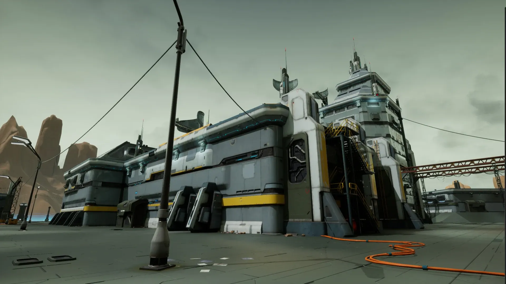 科幻基地-Sci-Fi Modular Hangars Location