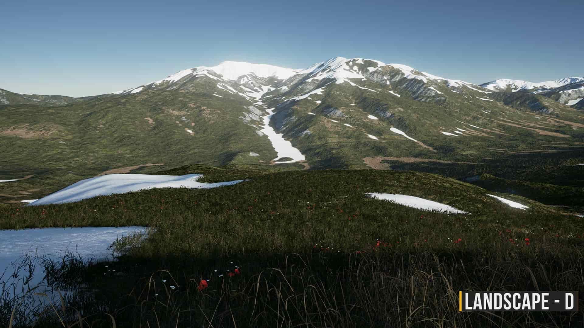 雪山/山地风景包-Photorealistic Landscape Pack 2
