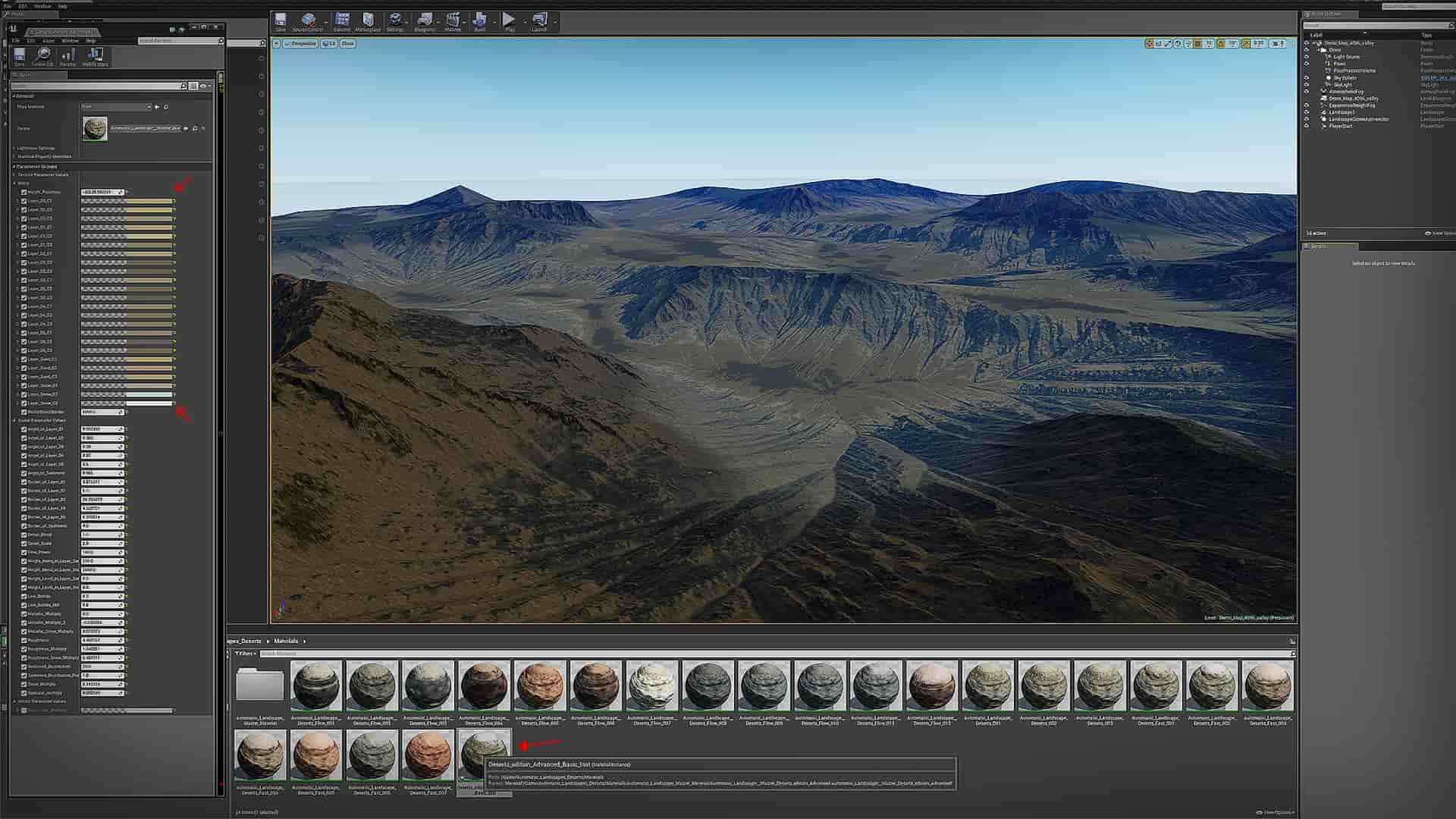 自动沙漠地形景观 – Automatic Landscape Deserts