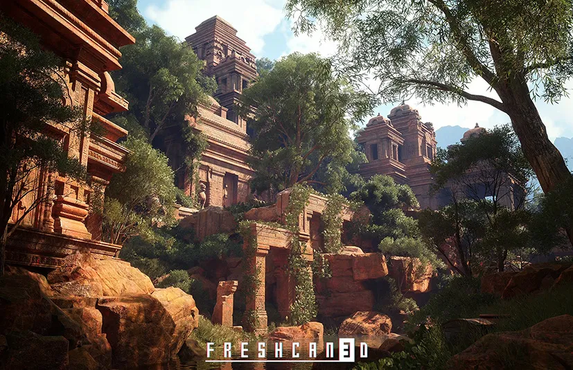 古寺环境 – Ancient Temple Environment