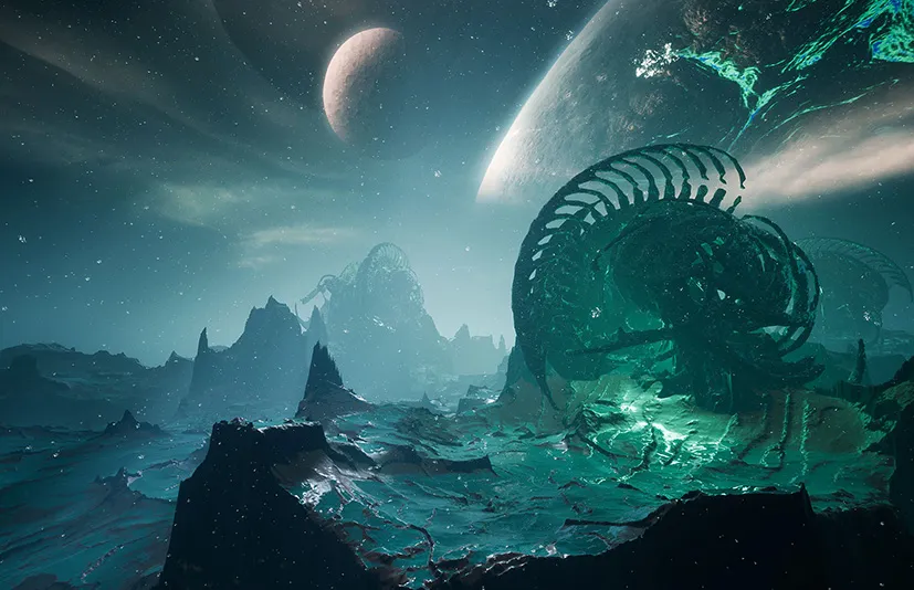 景观：分形外星人 – Elite Landscapes: Fractal Alien