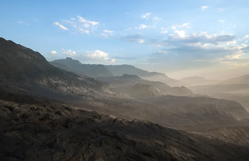 死山景观 – Dead Hills Landscape