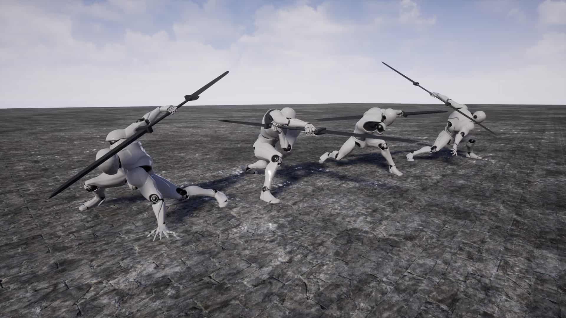 双刃剑动画-Twinblades Animset Expansion