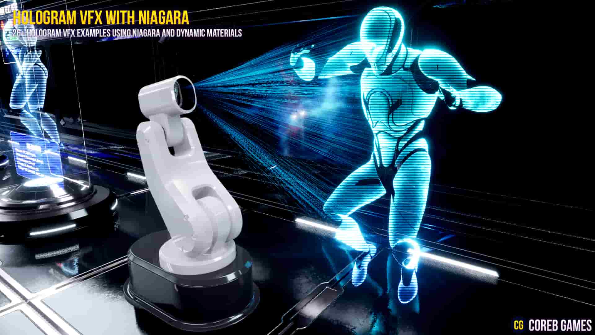 全息影像特效 – HOLOGRAM VFX With Niagara 2