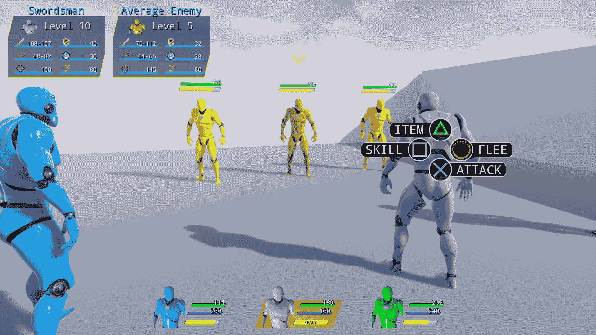 回合制 JRPG 模板 – Turn-Based jRPG Template