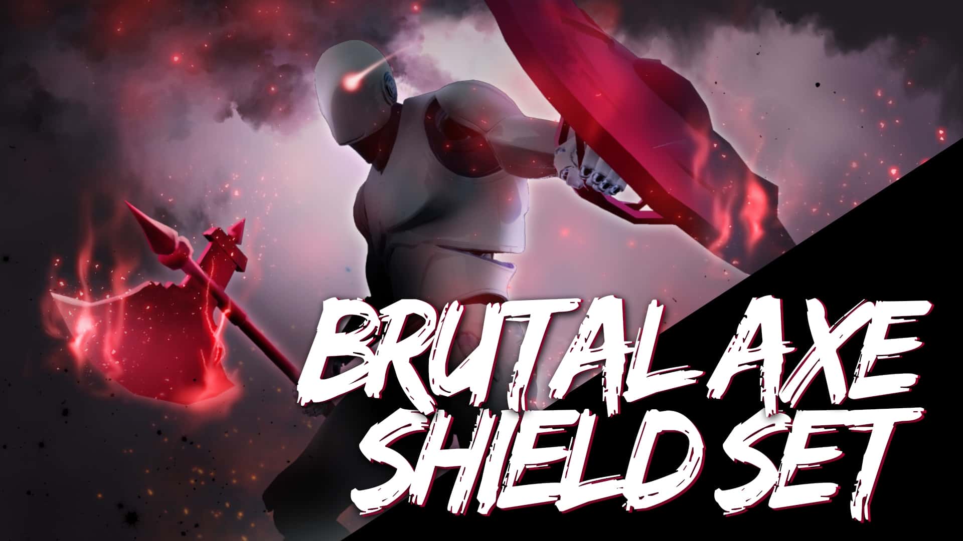 野蛮斧头盾动画集-Brutal Axe Shield AnimSet