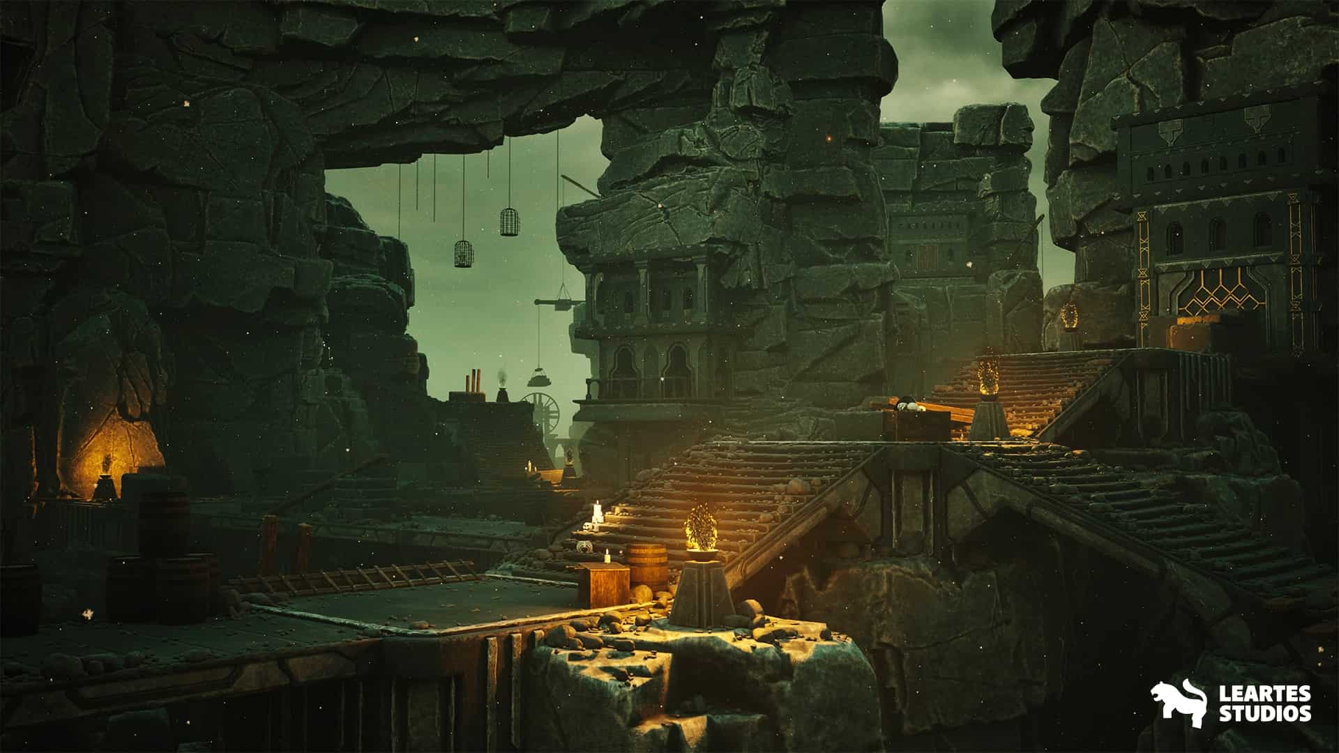矮人地牢环境（王座厅）-Dwarven Dungeons Environment ( Throne Room )