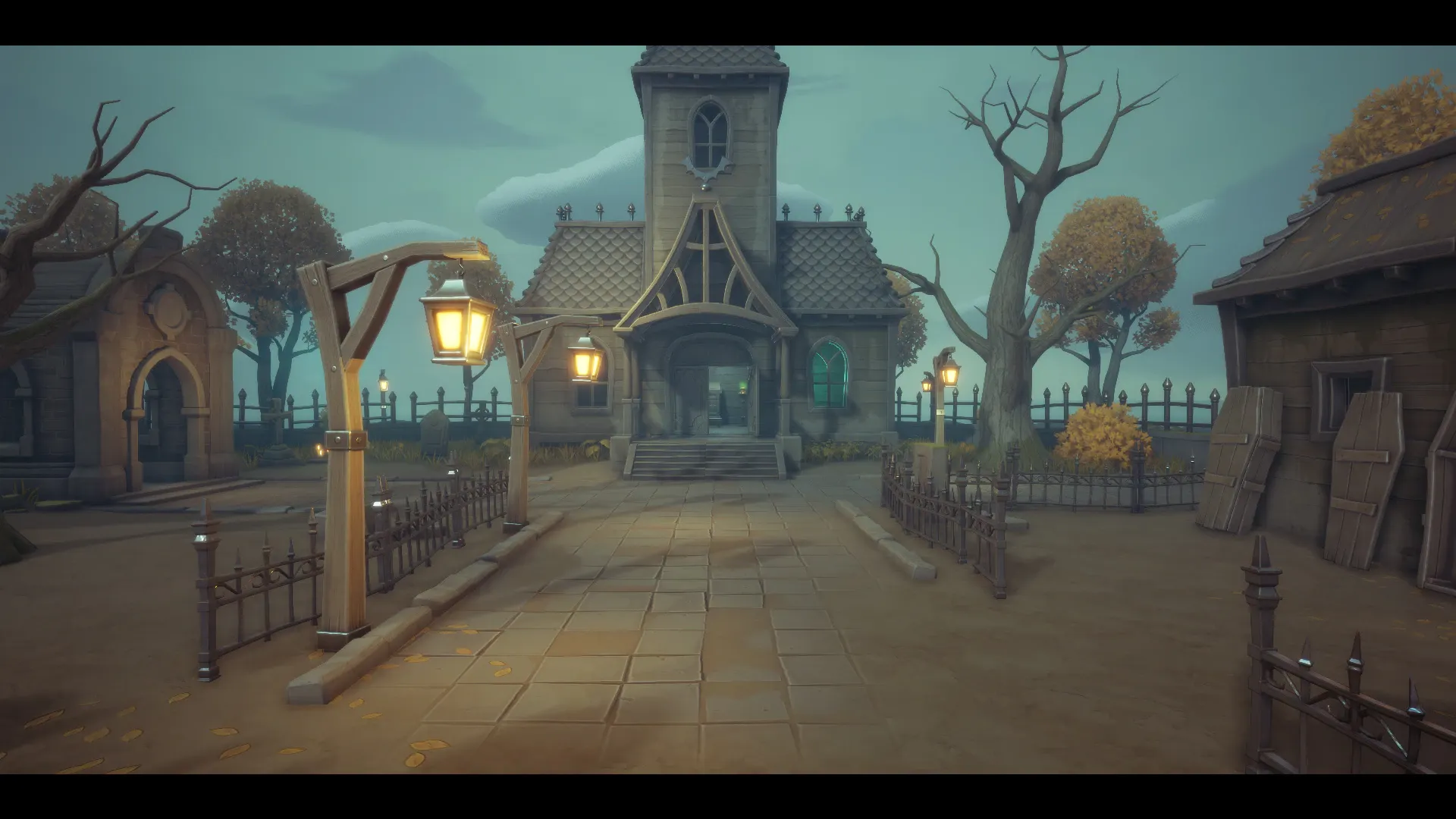 墓地场景-Stylized “Graveyard”
