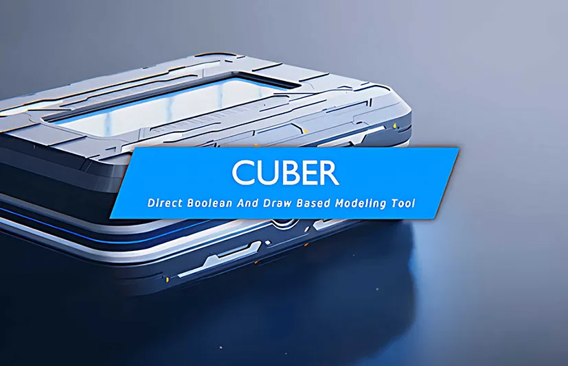 Blender硬表面布尔绘图建模插件 Cuber v2.89