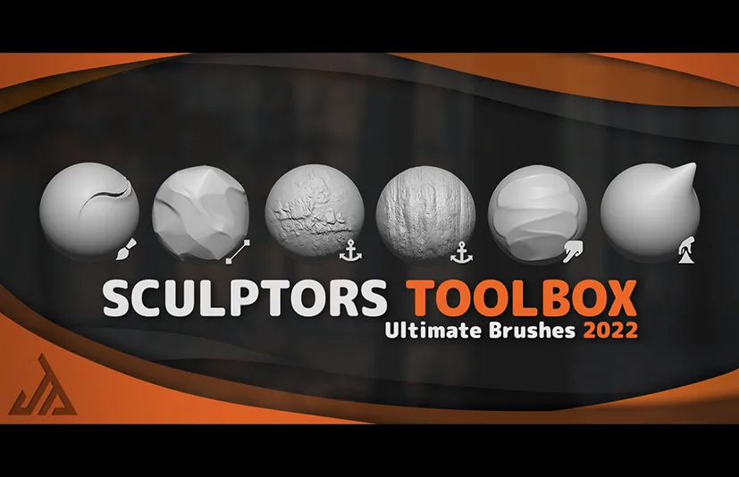 blender雕刻笔刷预设 Sculptors Toolbox – Ultimate Brushes 2019