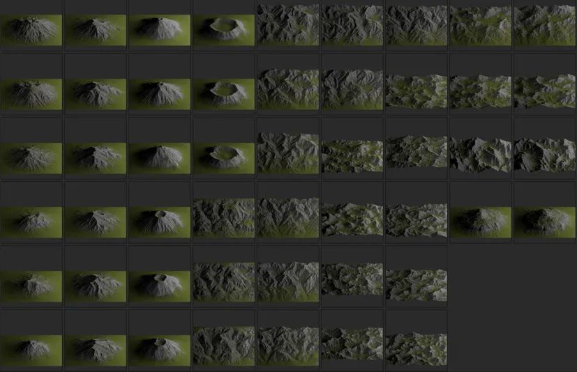 Blender自然天空环境地形生成插件 – TerrainScapes V2.0