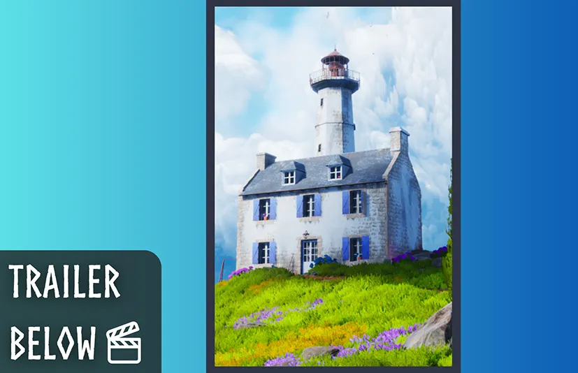 风格化山顶之屋 – House On A Hill (House, Houses)