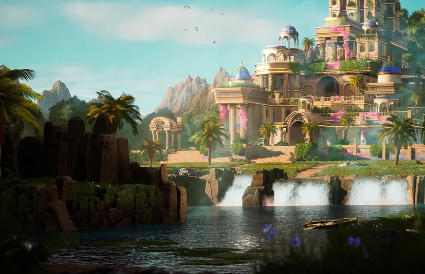 风格化的天堂花园（带角色和模块化） – Stylized Paradise Gardens