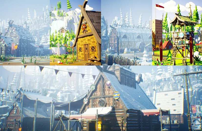 lowpoly维京世界 – Low Poly Viking World