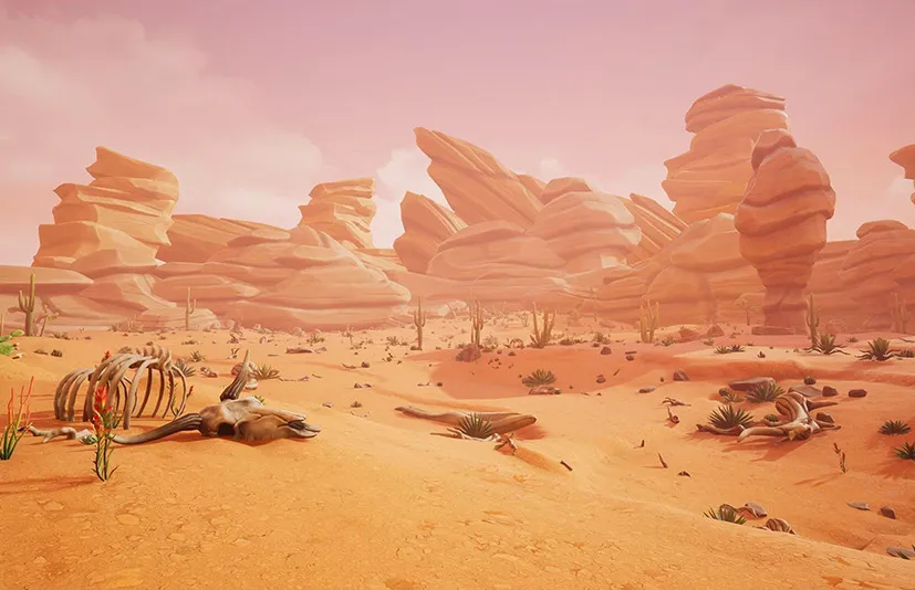 风格化沙漠环境 – Stylized Desert Environment
