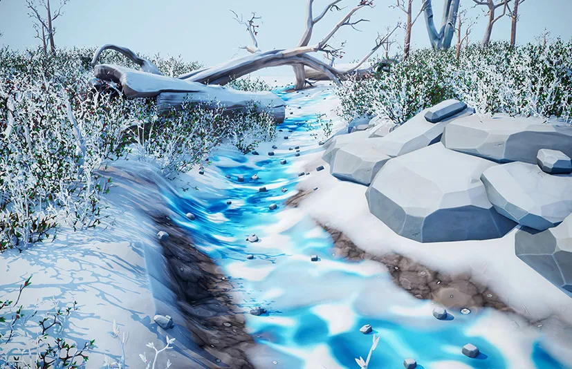 风格化冬季森林 – Stylized Winter Forest