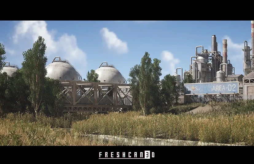 化工厂和炼油厂环境 – Chemical Plant & Refinery Environment (Modular Factory Factory Building Factory)