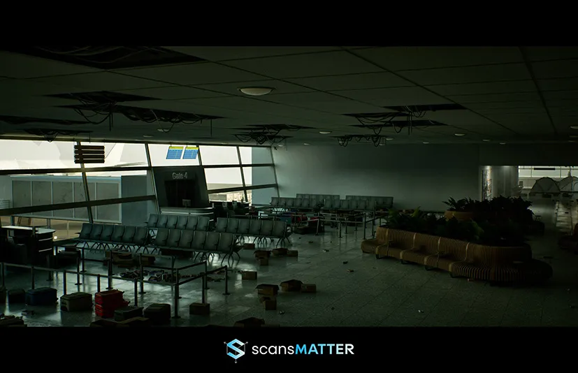 机场航站楼内部 – Airport Terminal Interior