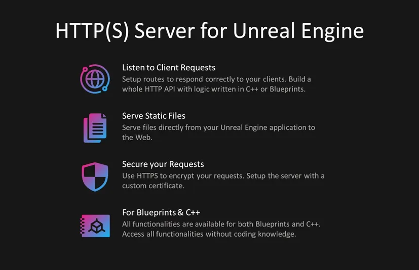 蓝图HTTP网络服务器 – BlueprintHTTP Server – A Web Server for Unreal Engine
