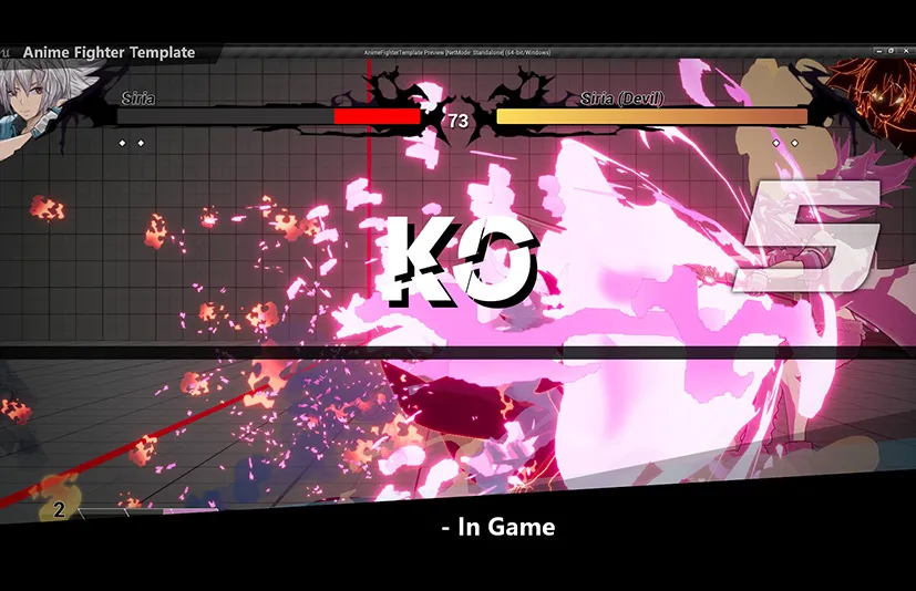 动漫格斗模板 – Anime Fighter Template
