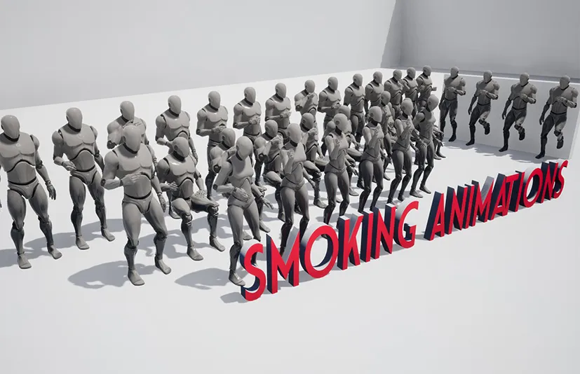 吸烟抽烟动画 – Smoking/Vaping Animations