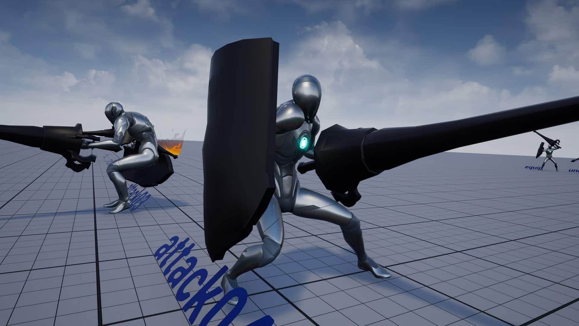 重型枪骑兵动画-Heavy Lancer AnimSet