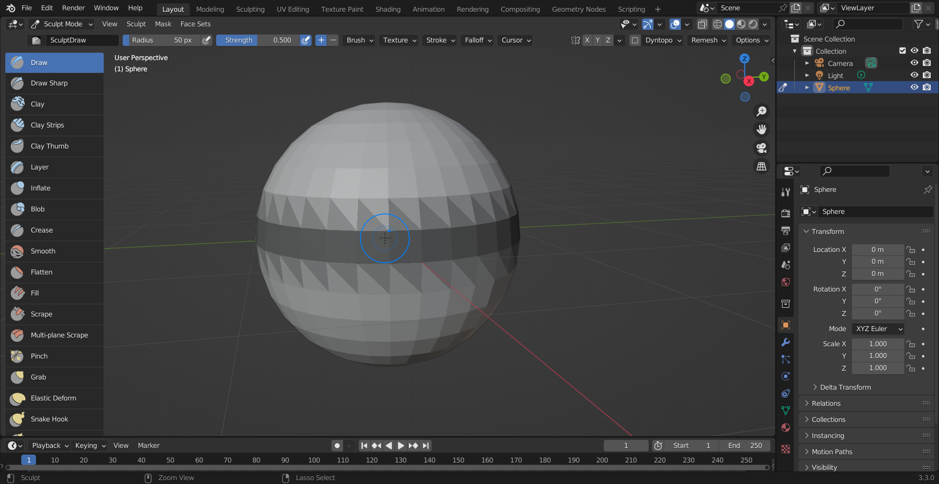 Blender选区隐藏插件 – Selection To Mask