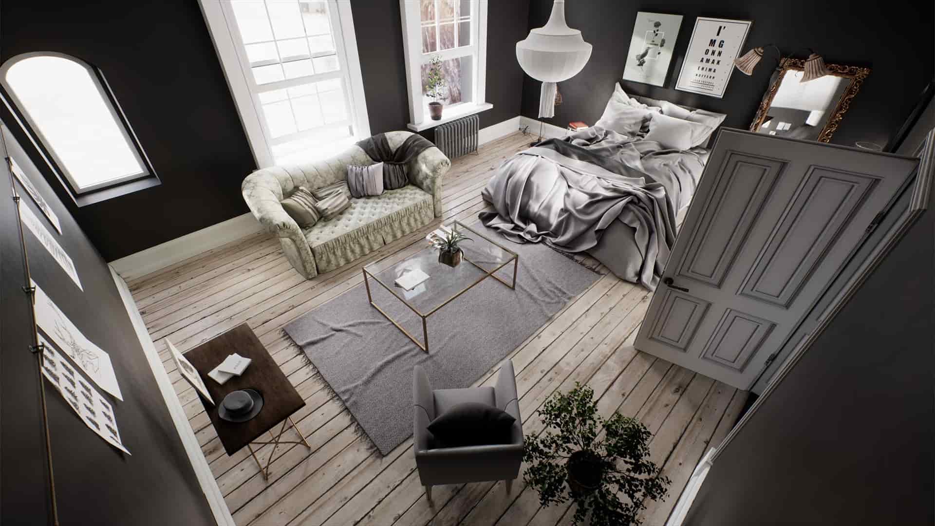 家庭室内场景-Archinteriors Vol 4 Scene 3