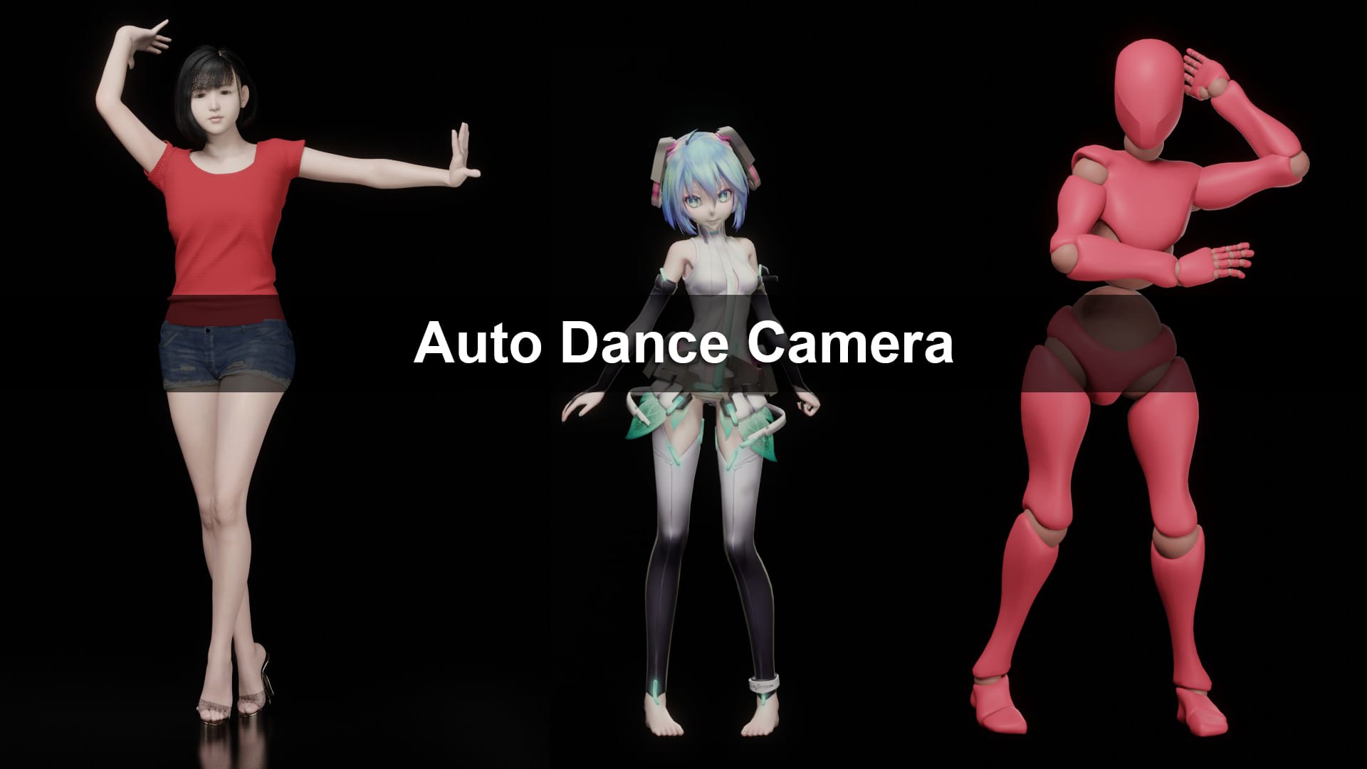 Blender自动生成舞蹈摄像机动画 – Auto Dance Camera