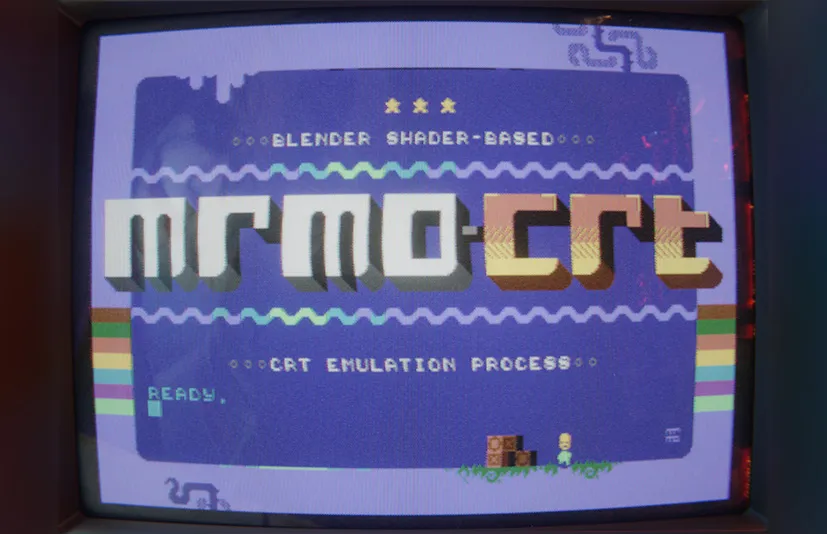 BlenderCRT显示器模拟过程 – MRMO-CRT v1.0.1
