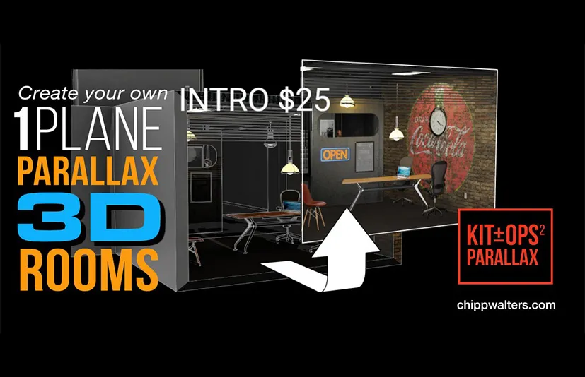 Blender三维视差场景搭建插件 – Kit Ops Parallax v1.1