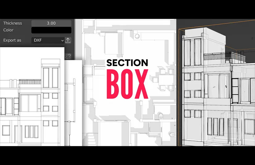 Blender剖面显示插件 – Section Box v2.0.6