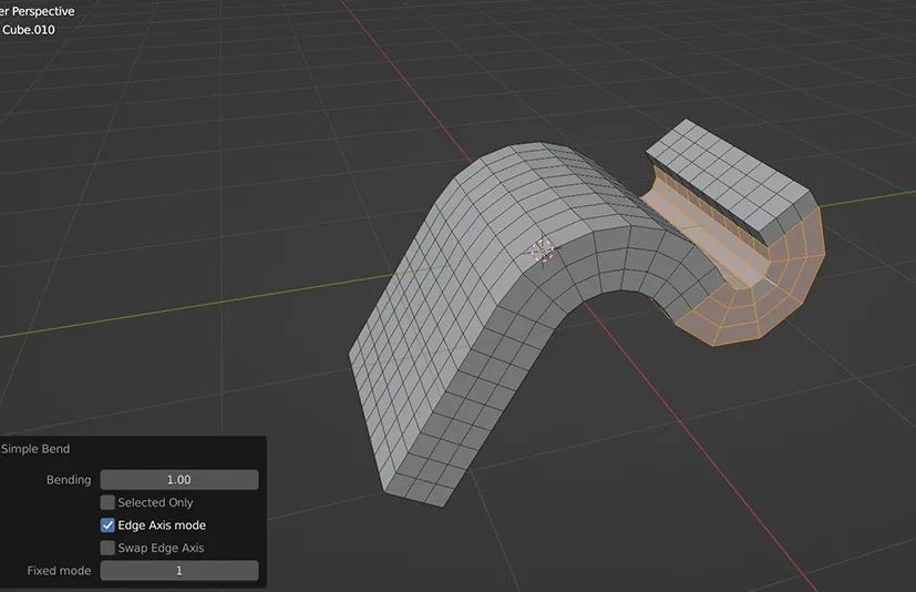 Blender弯曲曲面插件 – Simple Bend v2.3.1