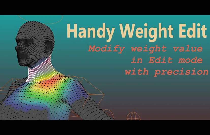 Blender权重编辑插件 – Handy Weight Edit v1.2.2