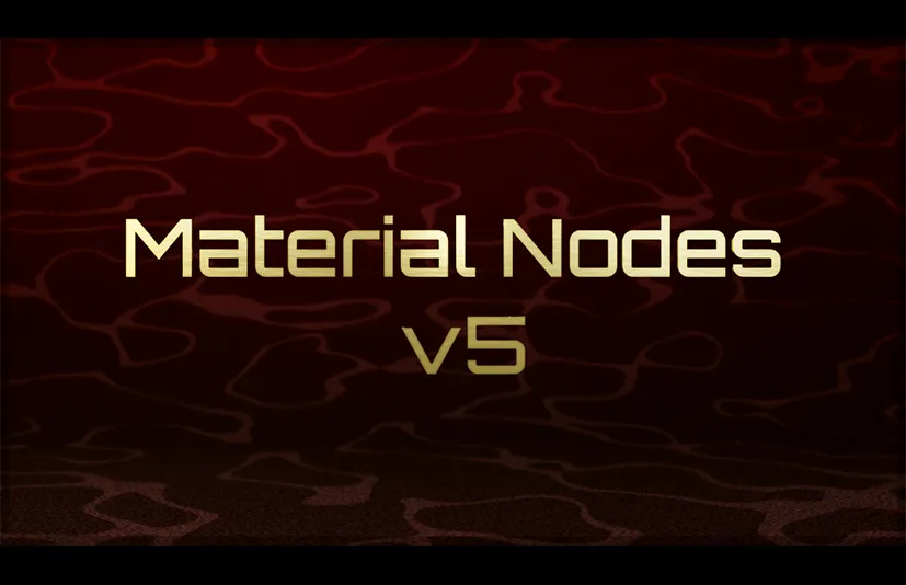 Blender材质制作节点插件 – Material Nodes v5.3